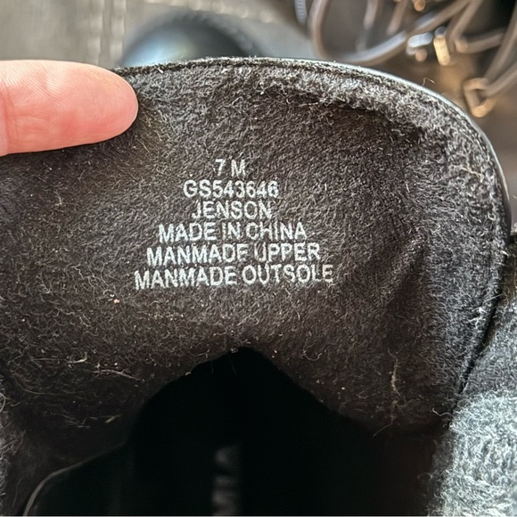 MIA Jenson Mid-Calf Lace-Up Black Combat Boots - Picture 8 of 8